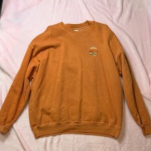 Billabong Women’s Orange Crewneck Sweater